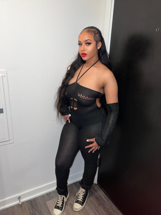 Sexy Knit Jumpsuit